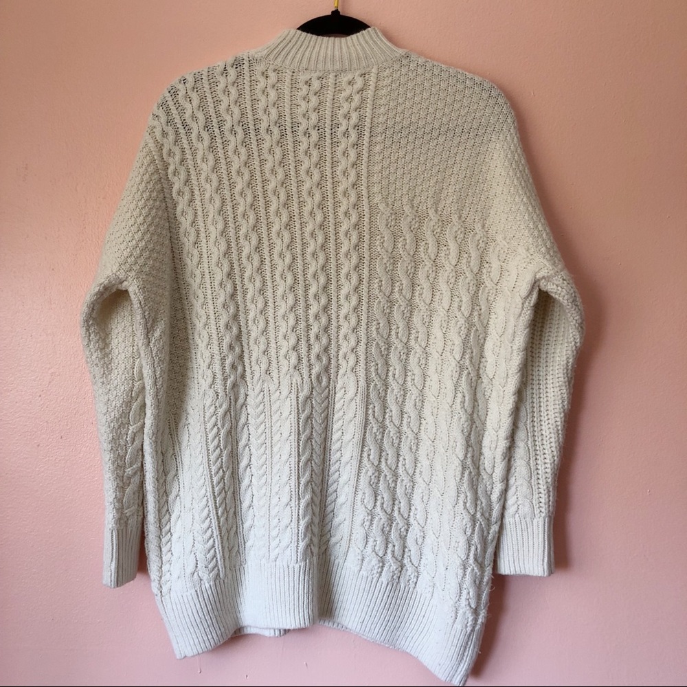 🐑HP🐑 TopShop Cream Fisherman Sweater - Picture 4 of 4